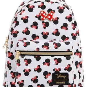 Loungefly Disney Minnie Mouse Heads Mini Backpack